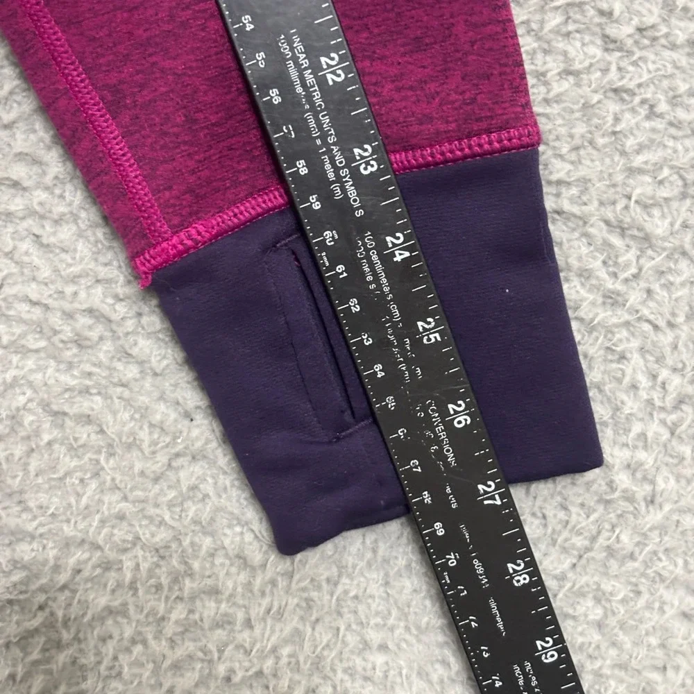 Nike Therma-FIT Womens Full Zip Hoodie Pink Purple Thumbhole Fleece Large 1647